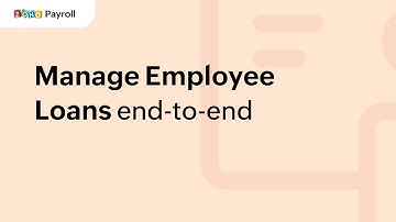 07. Manage Employee Loans end-to-end | Zoho Payroll