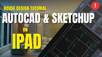 House Design Tutorial on iPad | 2D Plan in AutoCAD (Part 1)