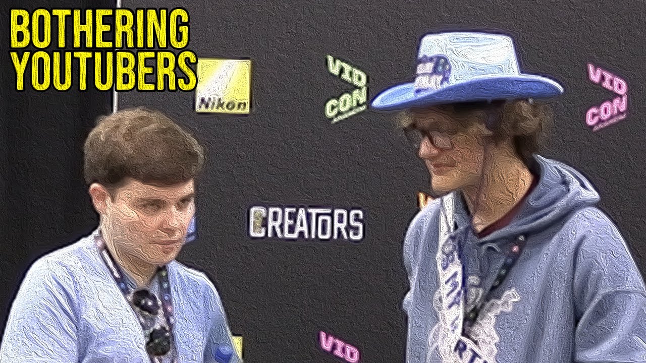 Harassing YouTubers IRL (VIDCON 2023)