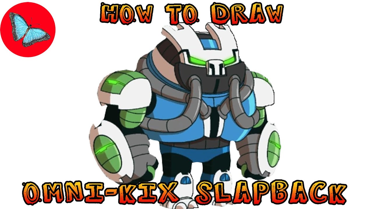 How To Draw Omni-Kix Slapback From Ben 10 | Drawing Animals - YouTube
