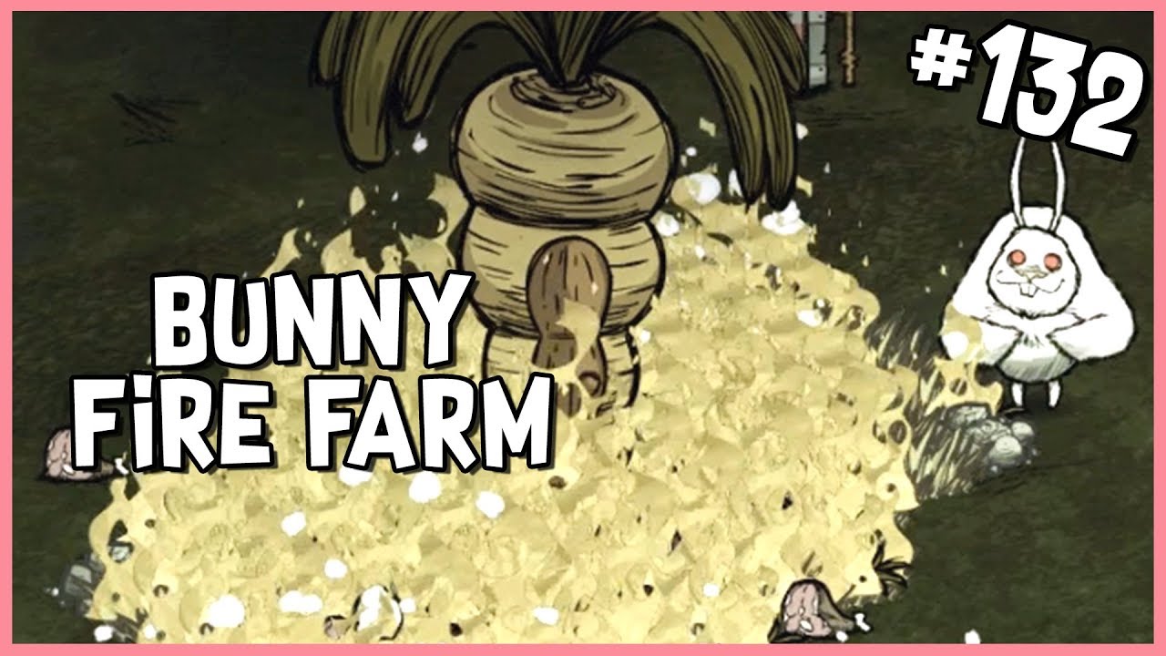 🐷 Bunnyman Fire Farm & My Pig Friend | Don't Starve Reign of Giants ...