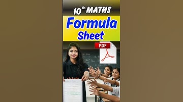 10th Maths Formula Sheet | Half Yearly 2025 #formulasheet #10thmaths #tnstateboard