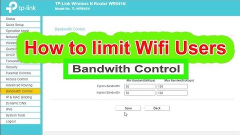 How to Limit Wifi Speed for Any User in tp link Router Bangla