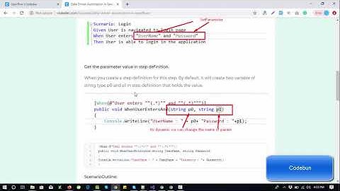 Data Driven Automation using Parameterization in Specflow