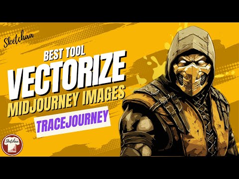 Vector ai | How to vectorize your Midjourney Images easily | Tracejourney tutorial