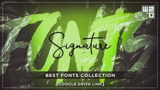 Get the Best Signature Fonts Pack Free Download - 30  Fonts for Your Business