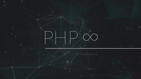 [EN] PHP 8 talk - going infinite - everything you need to know about PHP 8 ☄️