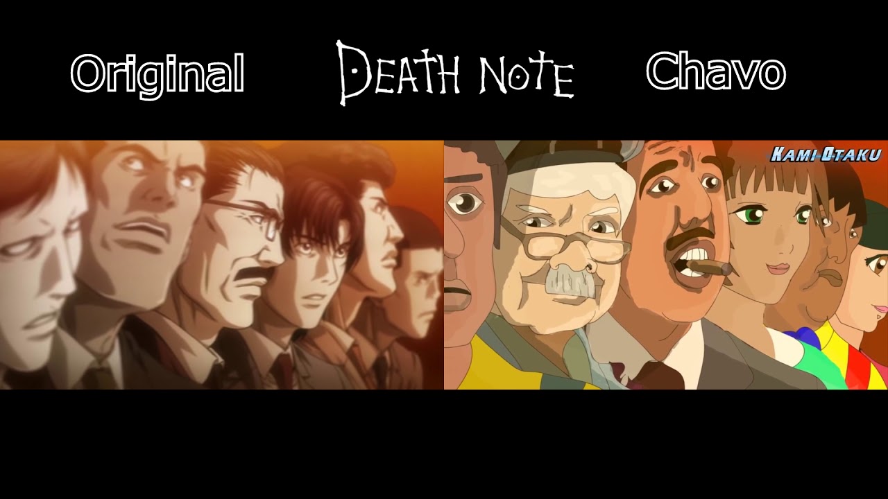 Comparación death chavo - opening 1 y Death note / cover: Laharl Square