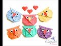 Origami maniacs 303 cute owl bag