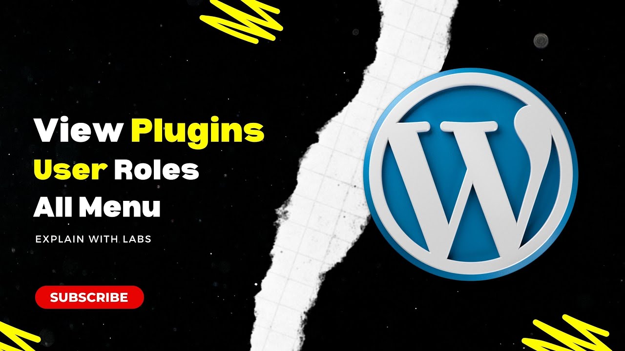 Wordpress User Roles | Plugin in Wordpress in Hindi - YouTube