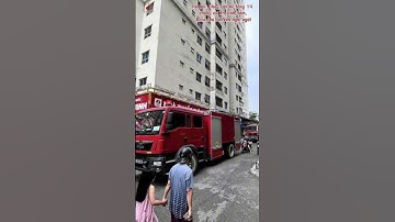 Hà Nội: Cháy căn hộ tầng 14 chung cư HH Linh Đàm, khói đen bốc lên nghi ngút