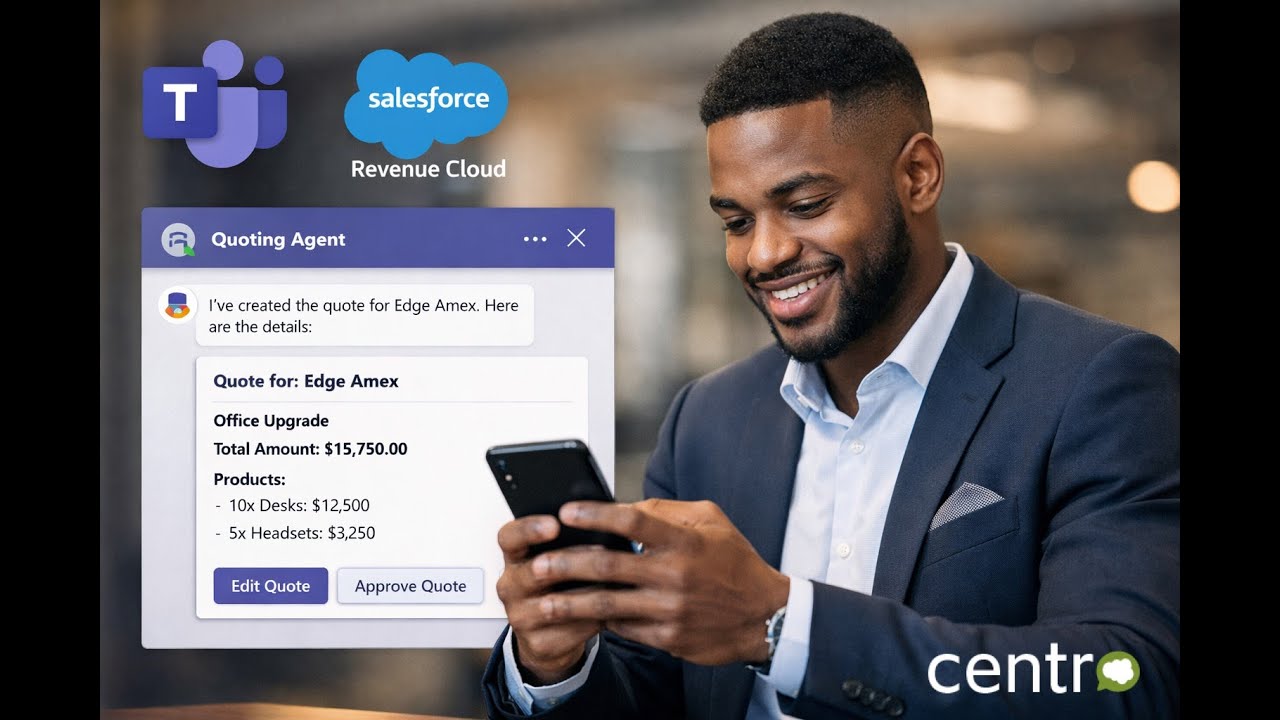 Create Salesforce Revenue Cloud Quotes Directly in Microsoft Teams with the Quoting Agent