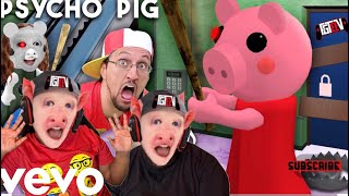 PSYCHO PIG 🎵 FGTeev Official Music Video (Roblox Piggy Song ) Reaction Video