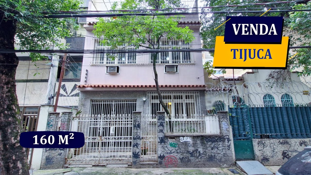 TIJUCA RUA CARMELA DUTRA CASARÃO 160M² RESIDENCIAL OU COMERCIAL ROOFTOP 5 QUARTOS 5 BANHEIROS VAGA