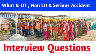What Is LTI & Non LTI & Serious Accident || Safety Video | Tool Box Talk | TBT | Vishal Patel Safety