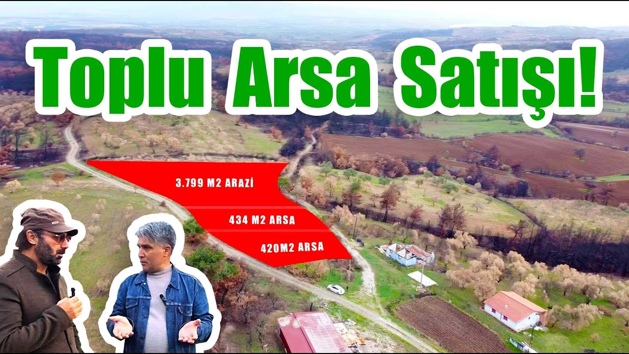 Çanakkale Bayramiç Doğancı Köyü’nde Toplu Arsa Satışı | İmarlı Çiftlik Arazisi + Zeytinlik