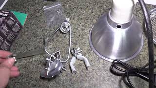 Arcadia Ceramic Reflector Clamp Lamp Multi-Directional 140Mm Max 150W E27 Full Look