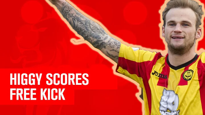 Higginbotham scores 20-yard free kick!