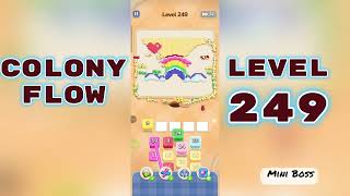 Colony Flow Level 249 Walkthrough 🐜 | Ant Colony Puzzle Gameplay | Mini Boss