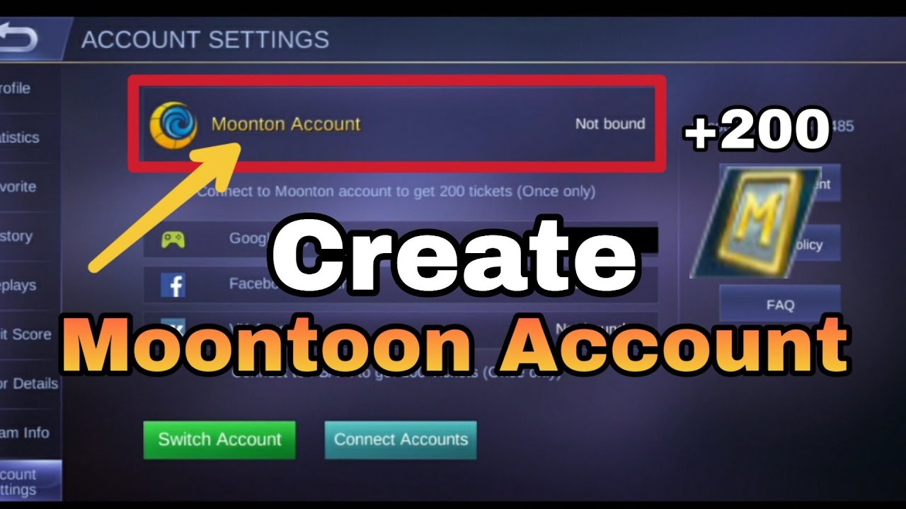 Tutorial | Create Moonton account in Mobile Legends ...