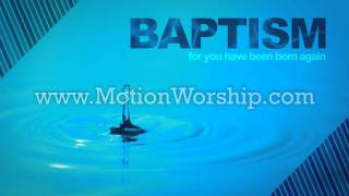 Baptism Water Droplets Slow Motion Loop