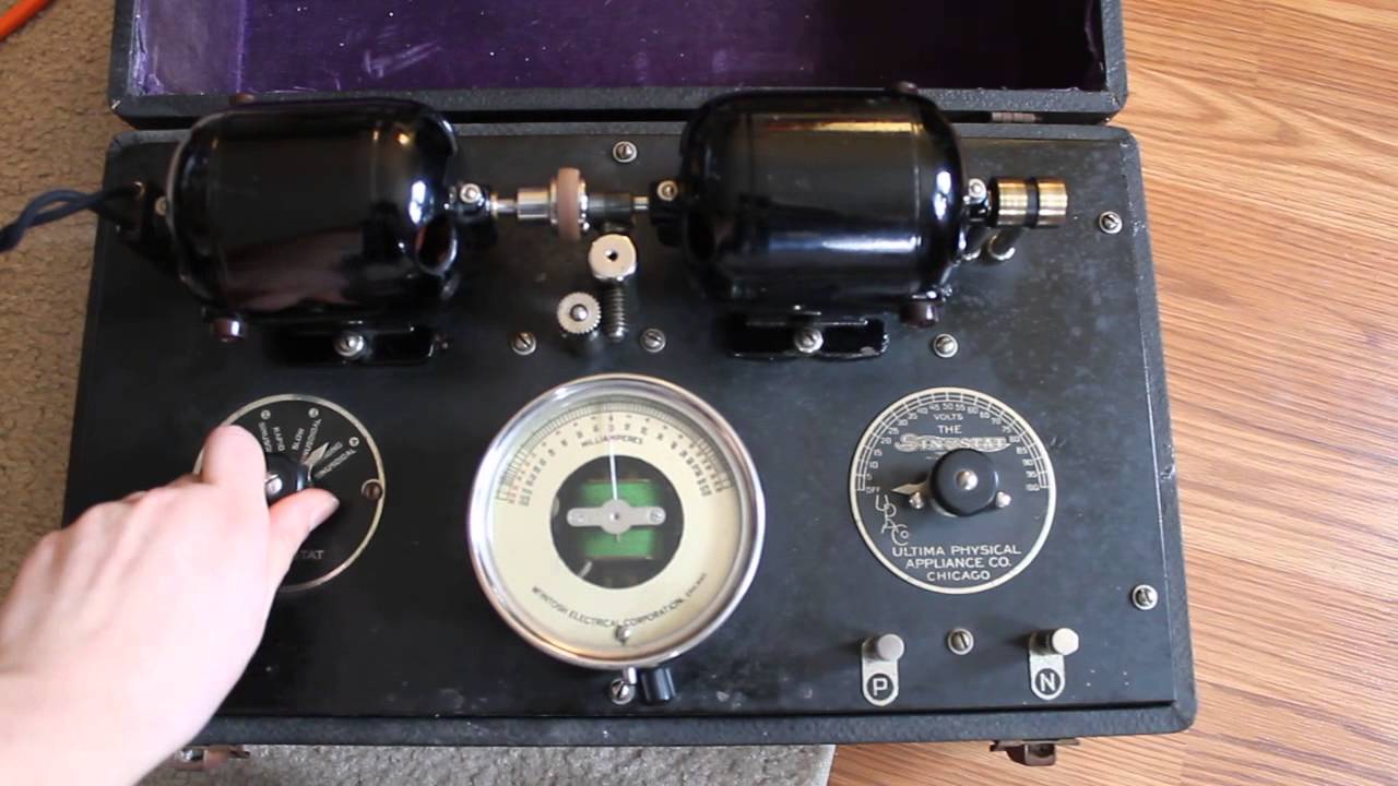 McIntosh Galvanic/Sinusoidal generator YouTube