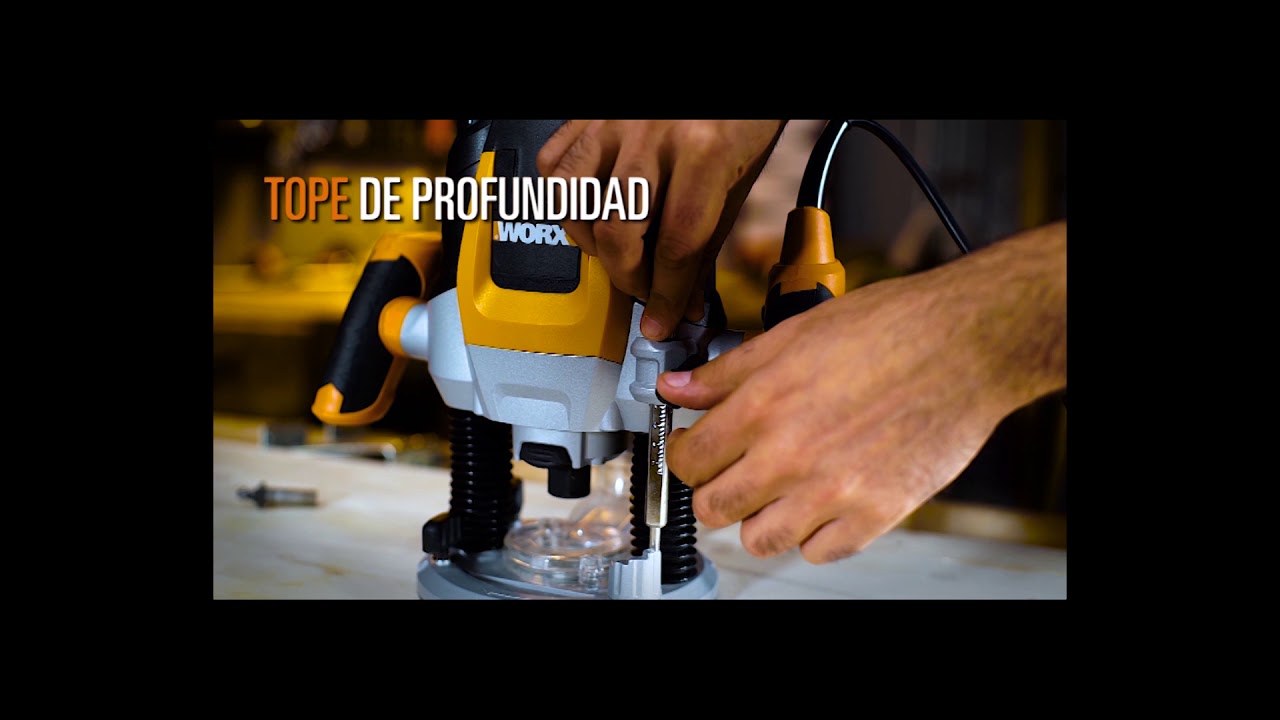 Fresadora Worx - WX 15RT2 de 1500 W 