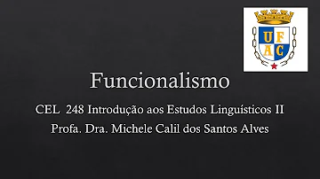 Como definir linguagem numa perspectiva funcionalista?