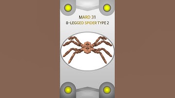 MARD [31] 8-Legged Spider Robot Type 2 animation #shorts