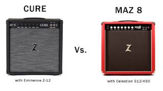 Dr. Z Cure Vs. Maz 8 comparison with Fender Stratocaster