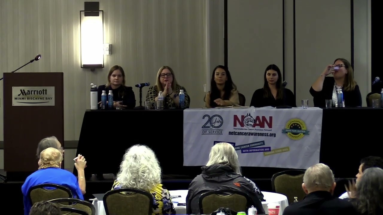 NCAN Miami NET Clinical Issues Panel with Sasha Watson, PharmDe Terri Pollack, DNP, APRN, FN