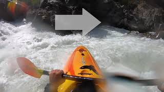 Big Falls fail kayaking on the South Fork of the Payette River