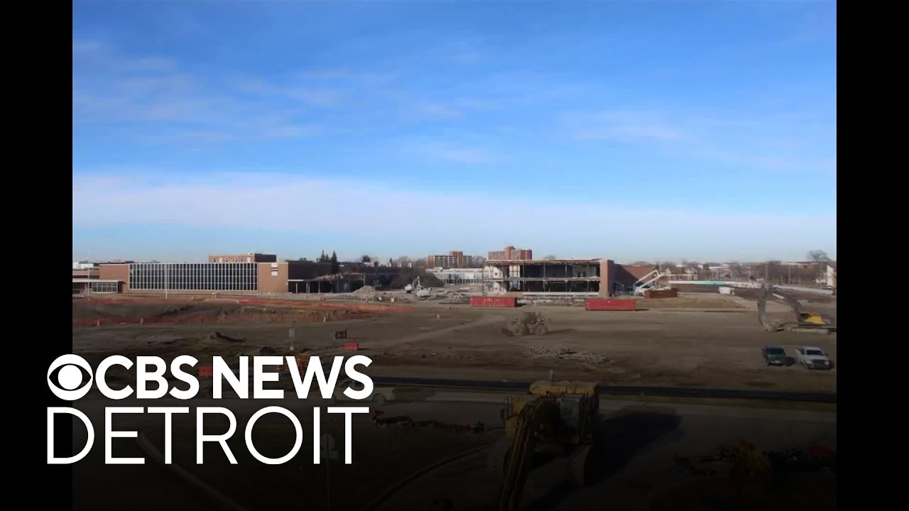 Construction timelapse of new Ford world headquarters