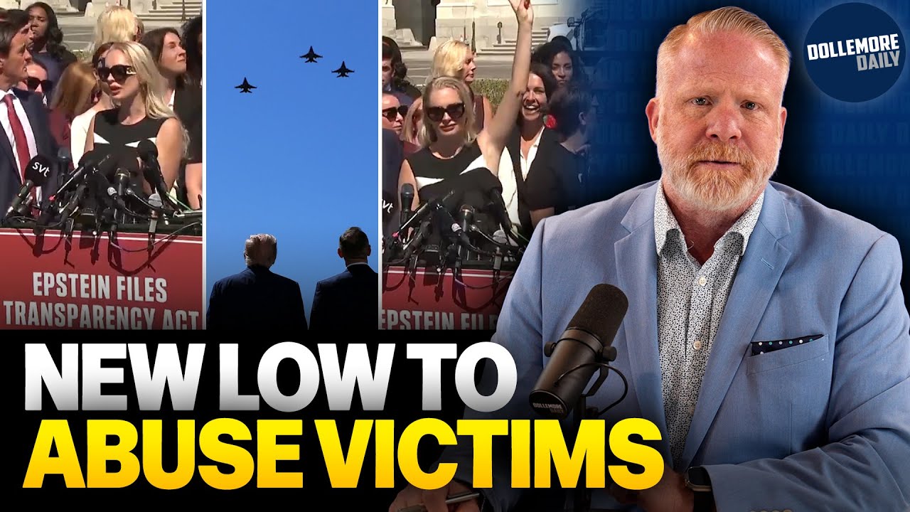 Donald Trump INTIMIDATES EPSTEIN VICTIMS w/ FIGHTER JETS During Their Press Conference!!!