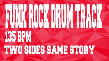 FUNK ROCK DRUM TRACK - 135 BPM (FREE)