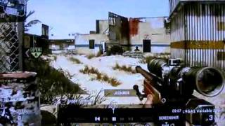 Call of Duty BlackOps - Awesome quick reaction no scope!
