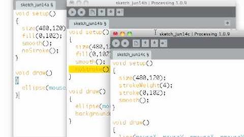 Introduction to Processing: Mouse Input 1