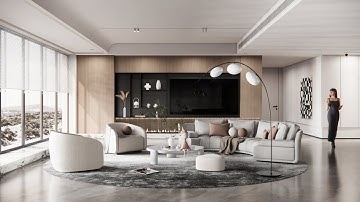 Enscape 3.2 Interior Living room 4K Animation @EnscapeArchDesign​