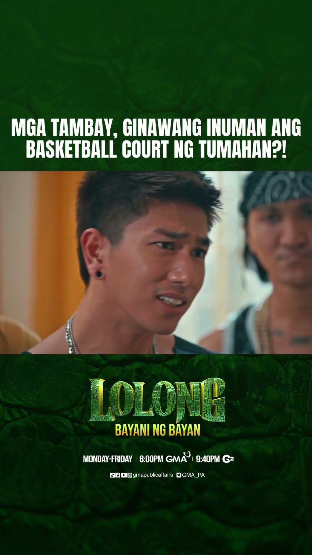 Mga tambay, ginawang inuman ang basketball court ng Tumahan?! | Lolong 2