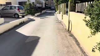 Walking Along The Street Of Platanias Platanias, Greece