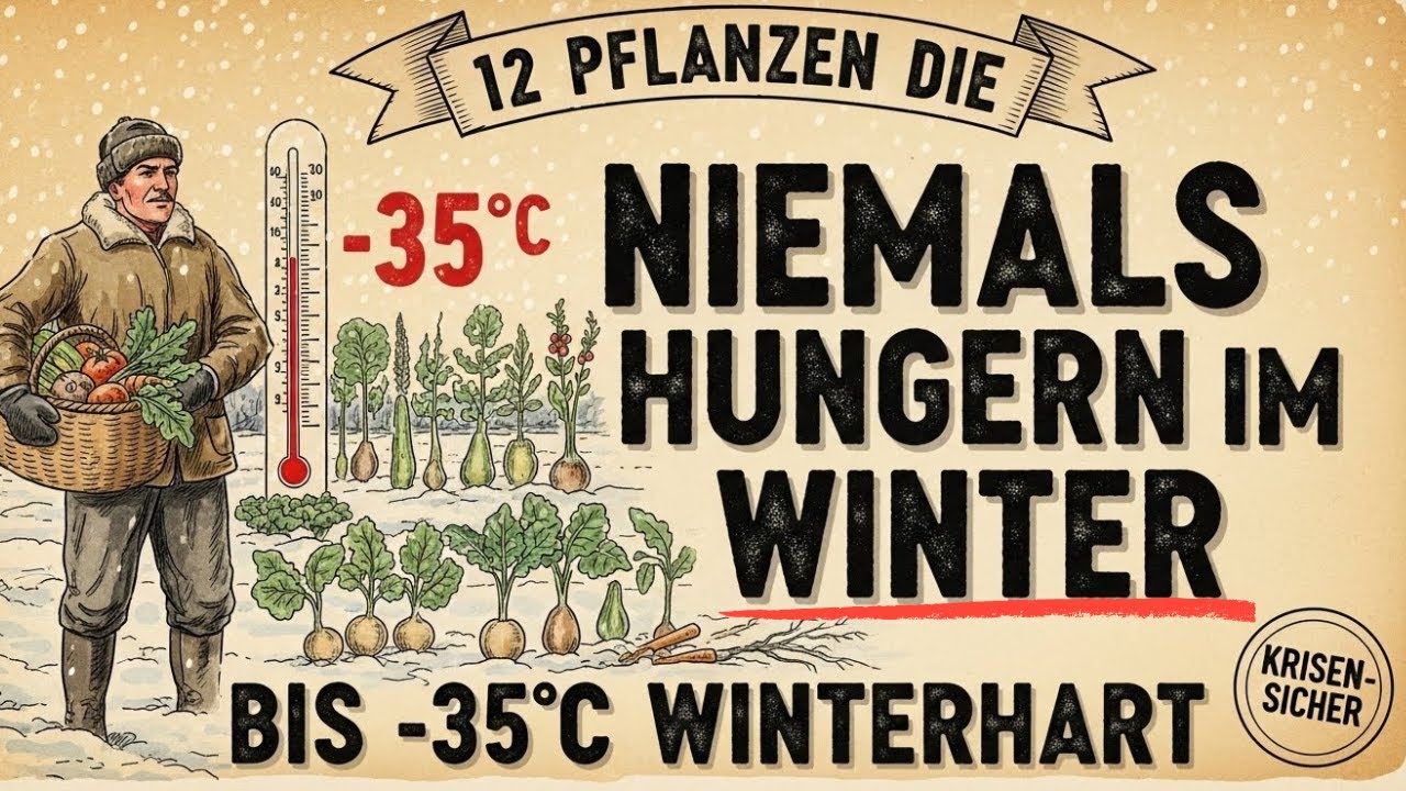 12 Pflanzen die bis -35°C überleben – Niemals mehr hungern im Winter!