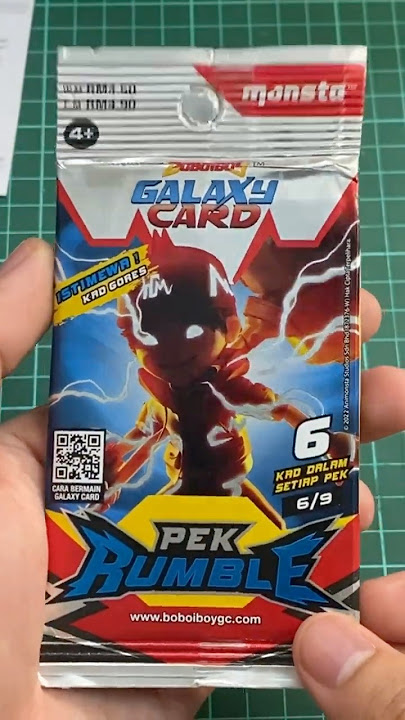 THE COOLEST BOBOIBOY CARDS! - Rumble Pack - Indonesia #boboiboygalaxycard #boboiboy #monsta | Azezax