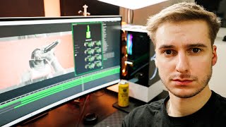 making a photo into a 3d music video visualizer (practice or lose it)