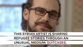 This Syrian Artist Is Using Suitcases to Share Refugee Stories