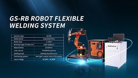 Flexible Robot Laser Welding Machine with six-axis structure | Glorystar Laser