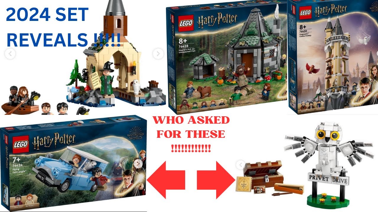 LEGO Harry Potter 2024: Hagrid's Hut, Owlery & more revealed