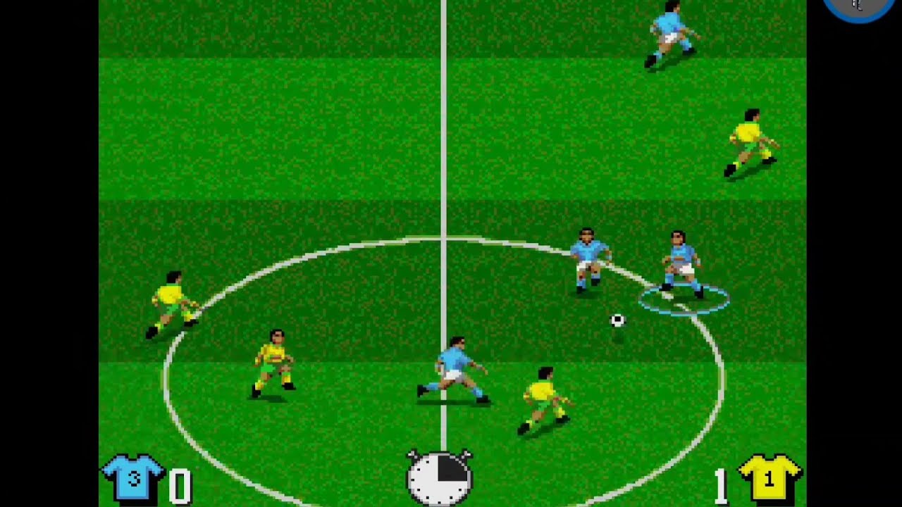 Jeu Sega Mega Drive - Kick Off 3 European Challenge - Complet - Bon état