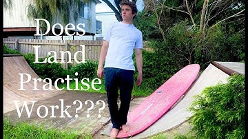 Does LAND PRACTISE for Surfing Work? TIP TIME : Longboarding Advice
