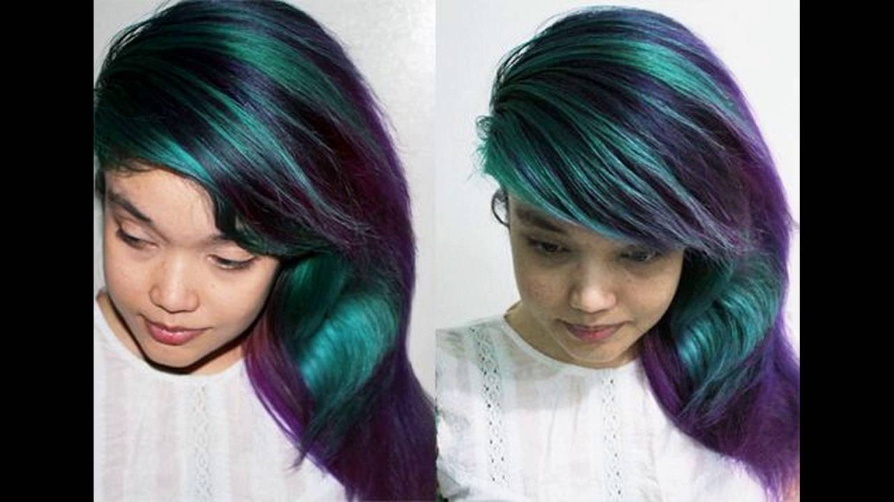 teal blue permanent hair dye
