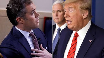 Trumps felle confrontatie met MSNBC-verslaggever laat de zaal verbijsterd achter.